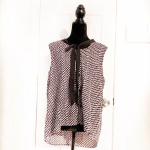 Spruce & Sage Pink and Black Blouse